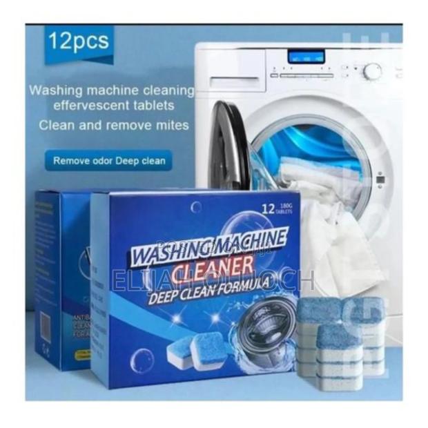 12pc Pack Of Washing Machine Cleaning Tablets - thumbnail 3