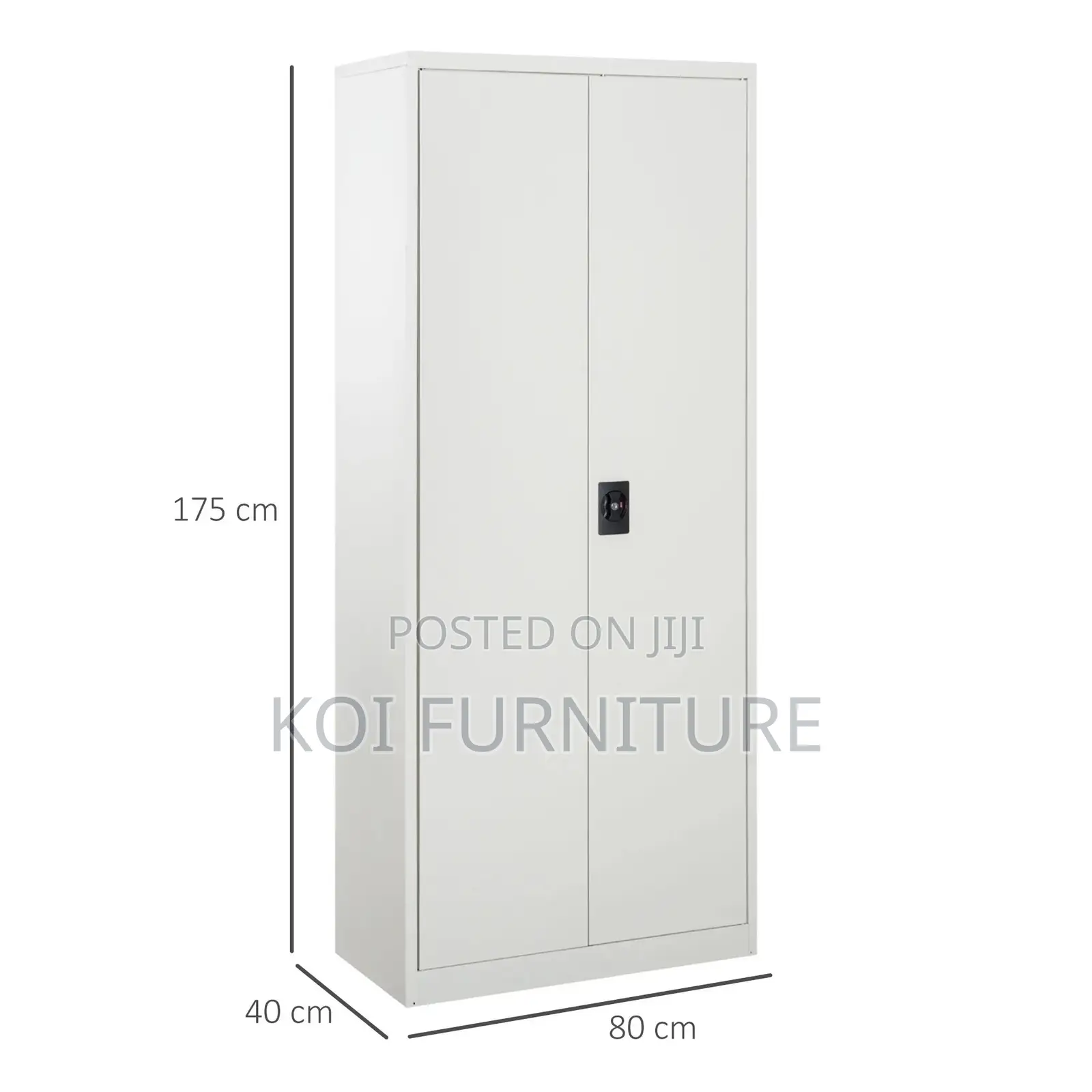 Office Cabinet : 2-Door Tall Metal Office Filing Cabinet