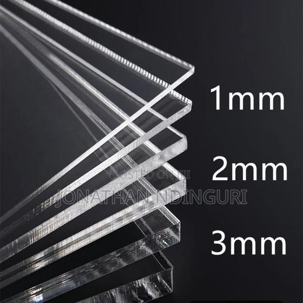 Clear Acrylic Display Perspex Panel - main view