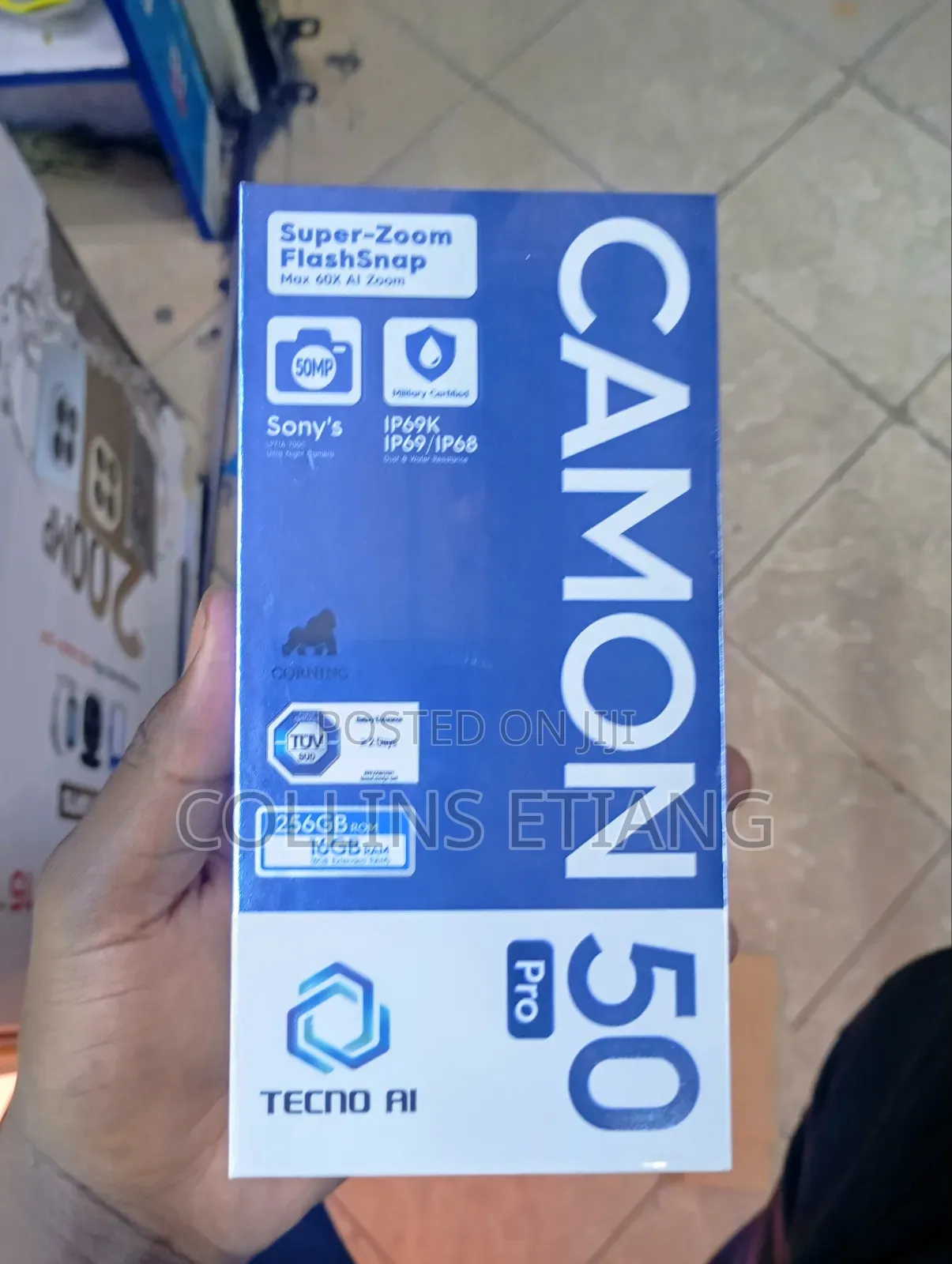 New Tecno Camon 50 Pro 256 GB Gray