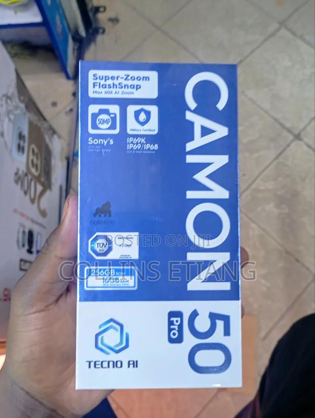 New Tecno Camon 50 Pro 256 GB Gray
