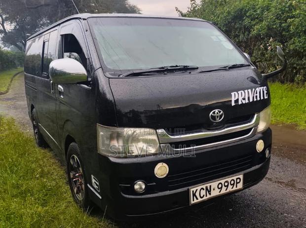 Toyota HiAce 2012 Black - main view