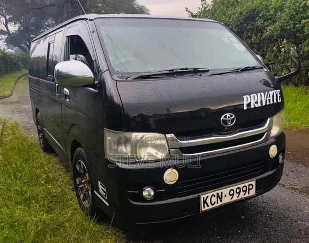 Toyota HiAce 2012 Black - thumbnail 5