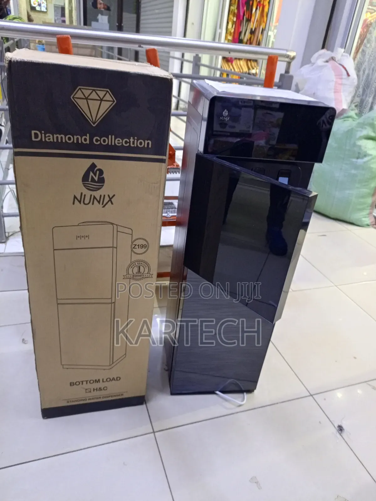 Nunix Z199c Bottom Load Hot Cold Water Dispenser With Touch Screen