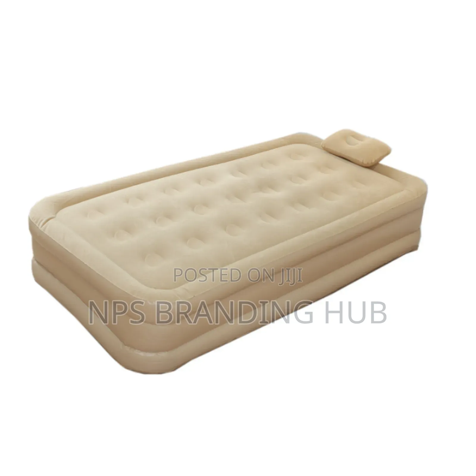 Inflatable Queen Size Airbed Mattress With In Built Pump 2 Pillows Zy