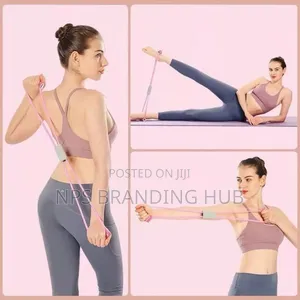 Resistance Bands With Foam Sport At Home Yoga Fitness Zy