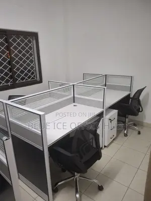 4 Way Office Working Station Desk