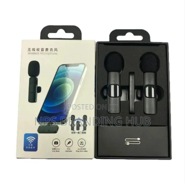 Wireless Mic Double/Single For Type C And iPhone Dr