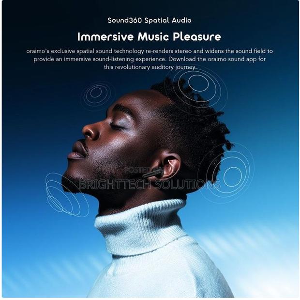 Oraimo Wireless Earbuds – Anc Noise Canceling, 30h Battery, Bluetooth - thumbnail 5