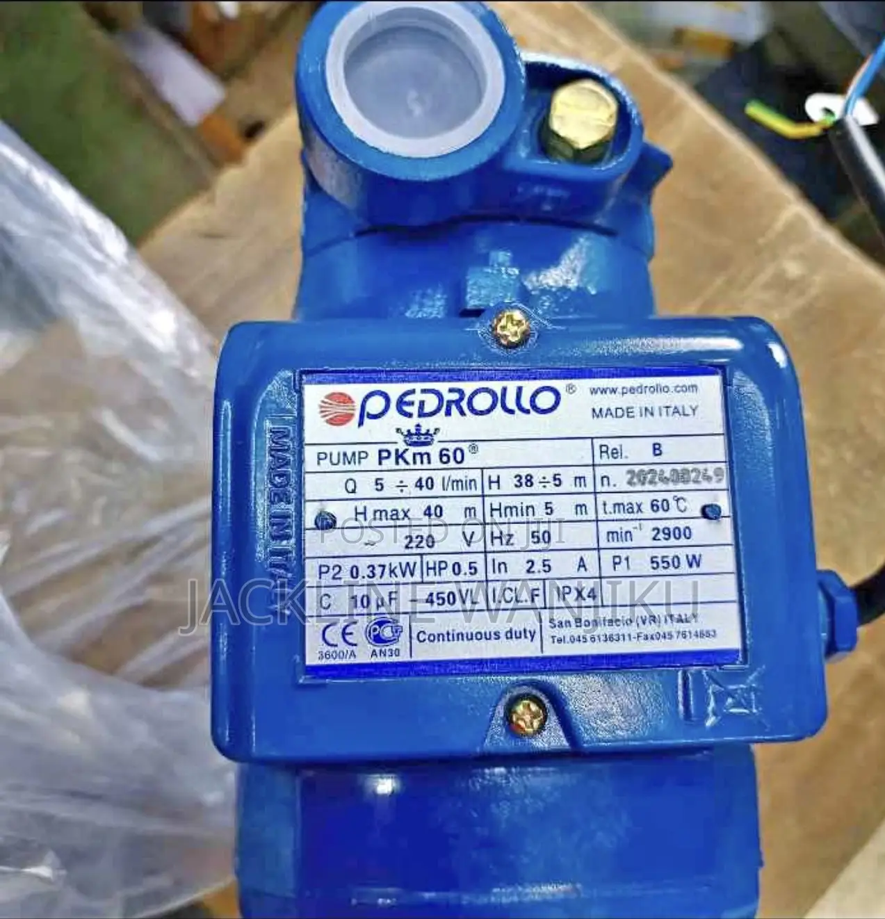 Pedrollo Water Pump 0.5hp / Pedrollo Water Pump/ 0.5hp Pedrollo Pump