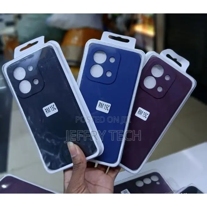 Silicone Cover Case, Slim Stylish Protection for Redmi 15c - Maroon