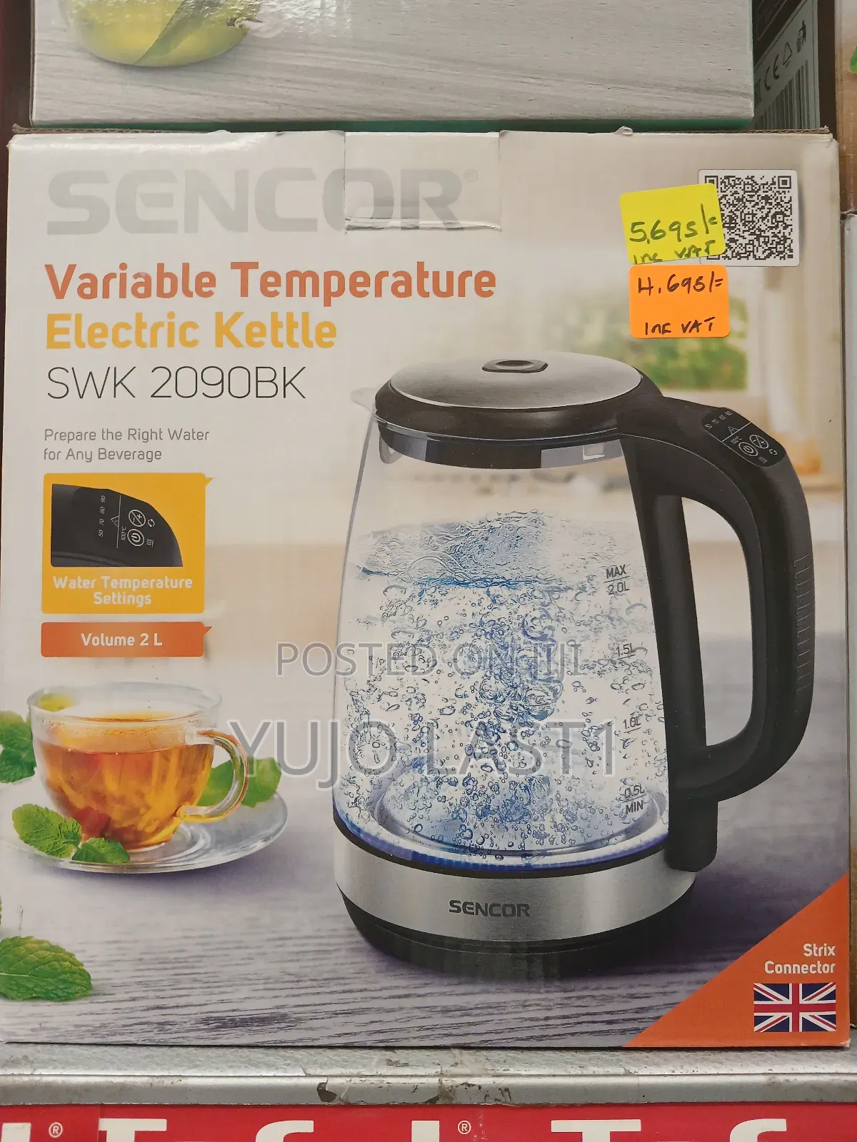 Sencor SWK 2090bk Variable Temperature Electric Kettle