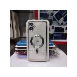 Silver Electroplated Clear Case Magnet, Cover for Samsung Galaxy A06 - thumbnail 2