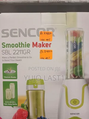 Sencor 500w Smoothy Maker - 0.6l 0.3l Removable Bottles