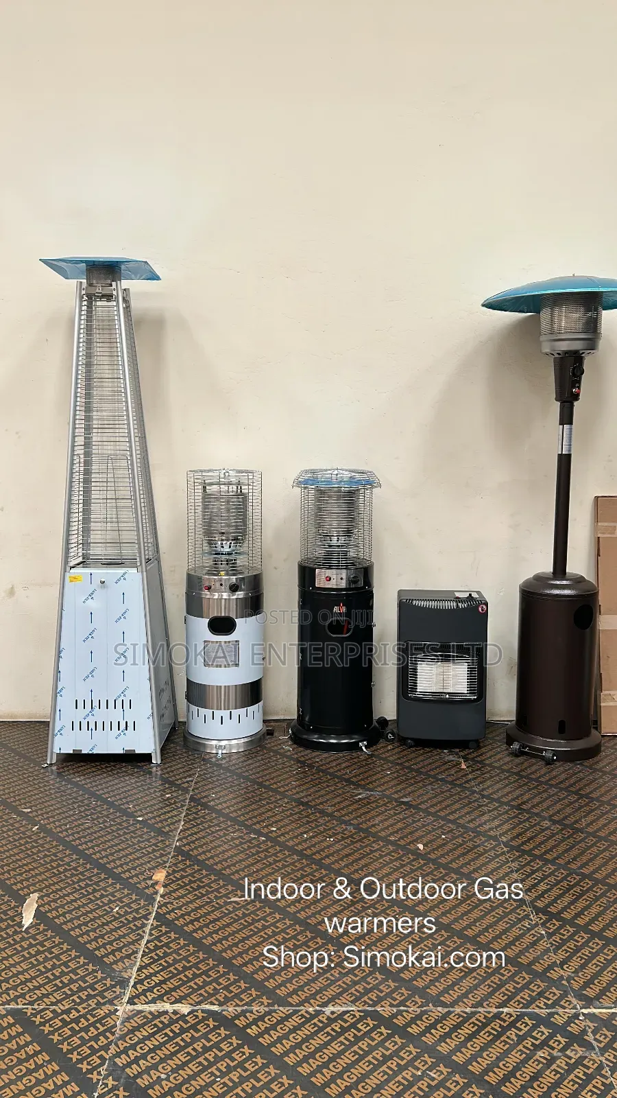 Assorted Indoor And Outdoor Gas Patio Heaters/ Warmers