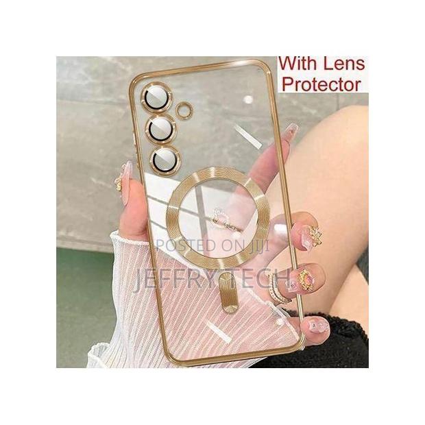 Samsung Galaxy A16 5g Clear Phone Case - Magnetic Cover With Magsagold