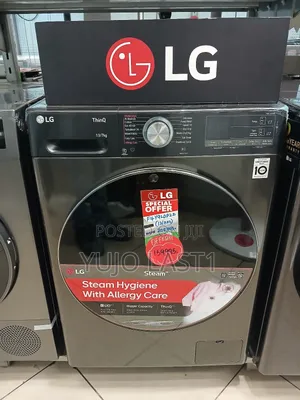 Lg F4y9ldp2zk Front Load Washing Machine 13/7kg - Washer+Dry Steam+