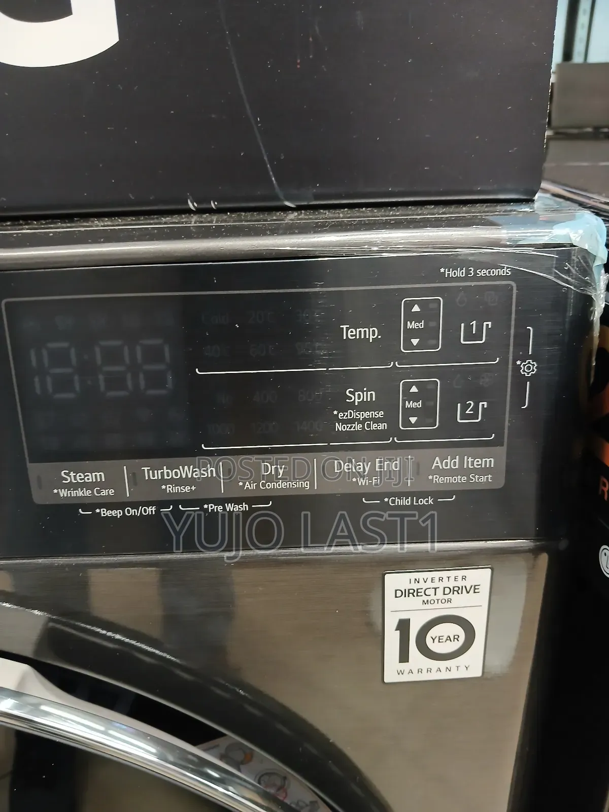 Lg F4y9ldp2zk Front Load Washing Machine 13/7kg - Washer+Dry Steam+
