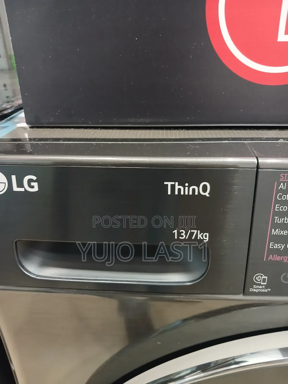 Lg F4y9ldp2zk Front Load Washing Machine 13/7kg - Washer+Dry Steam+