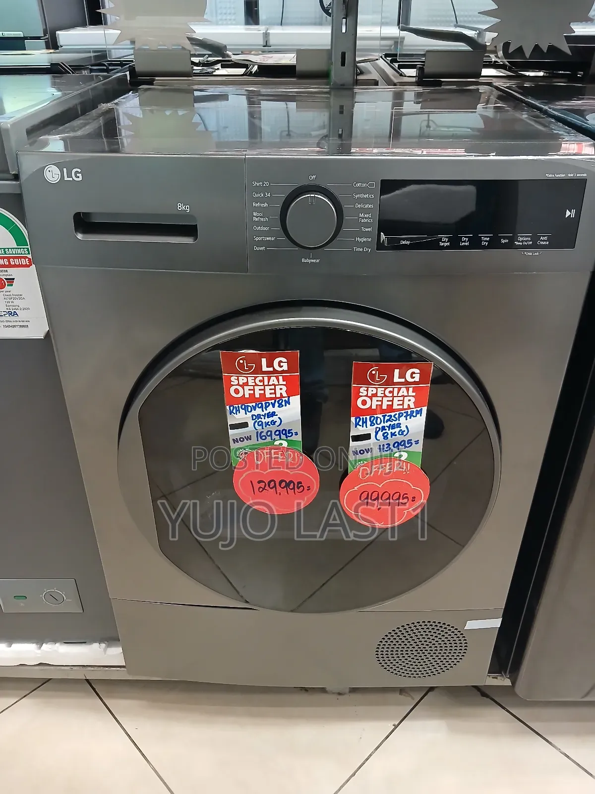 Lg 8kg | Front Load Dryer | Heat Pump | Sensor Dry | Refrigerant R290