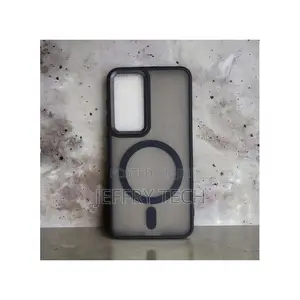 Black Premium Matte Finish Stylish Magnetic Case With Samsung S23