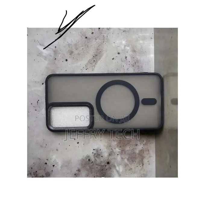 Black Premium Matte Finish Stylish Magnetic Case With Samsung S23