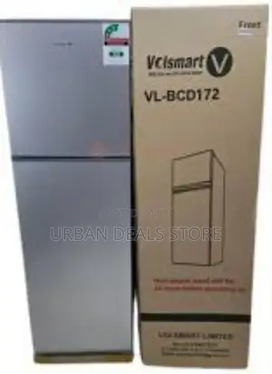 Silver Volsmart 172l Double Door Refrigerator