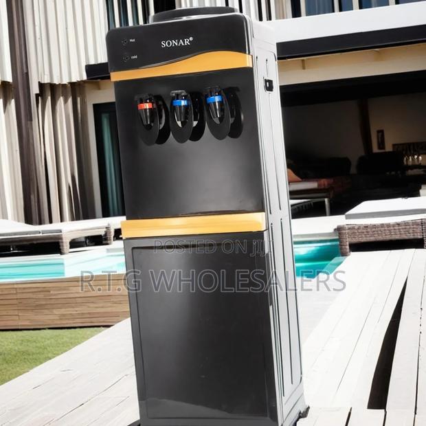 Black Sonar B7c Hot, Normal Cold Water Dispenser