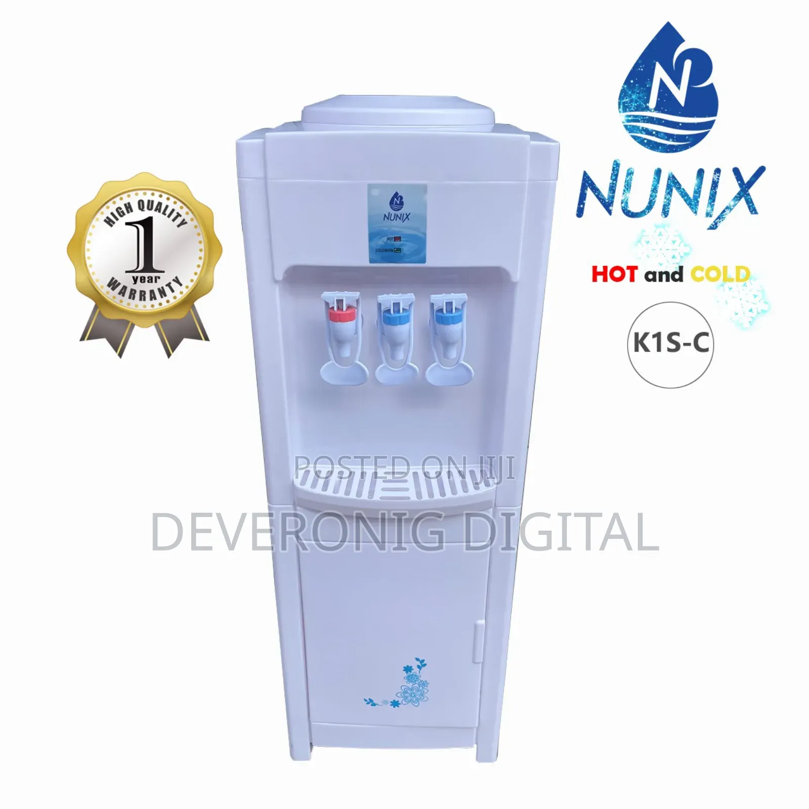 Nunix Hot,Normal and Cold Free Standing Water Dispenser Q7c Cold