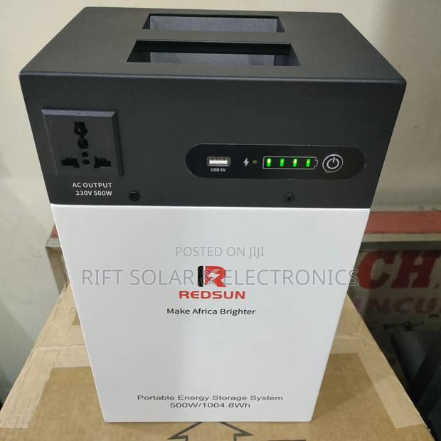 500 Watts - 1kwh Redsun Portable Power Station Ac/Dc Rechargeable