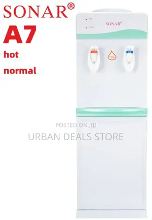 White Sonar A7 Hot and Normal With Free Standing Water Dispenser