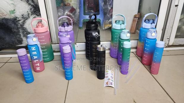 3in1 Motivational Water Bottle