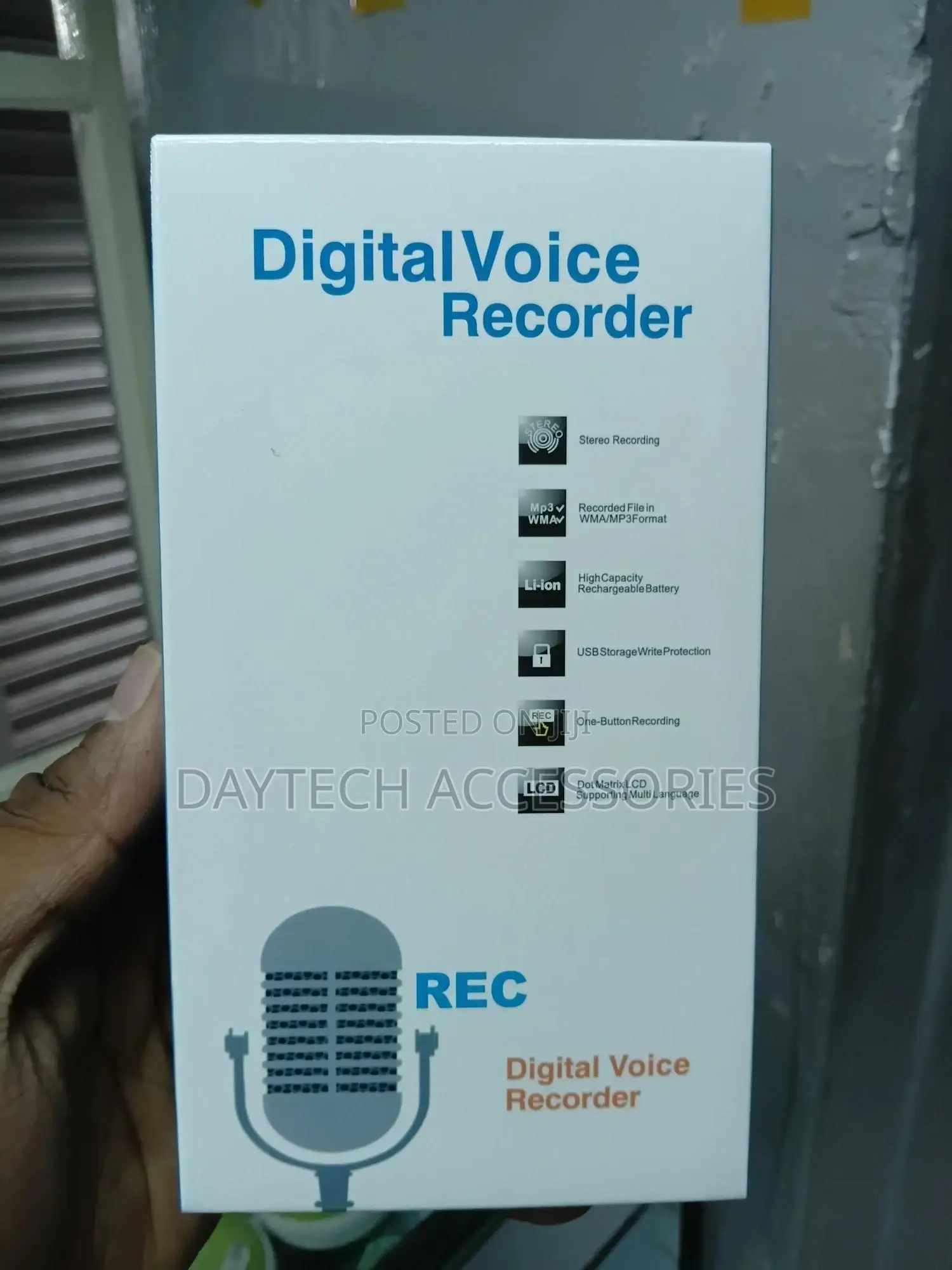 This Is a Portable Digital Voice Recorder.