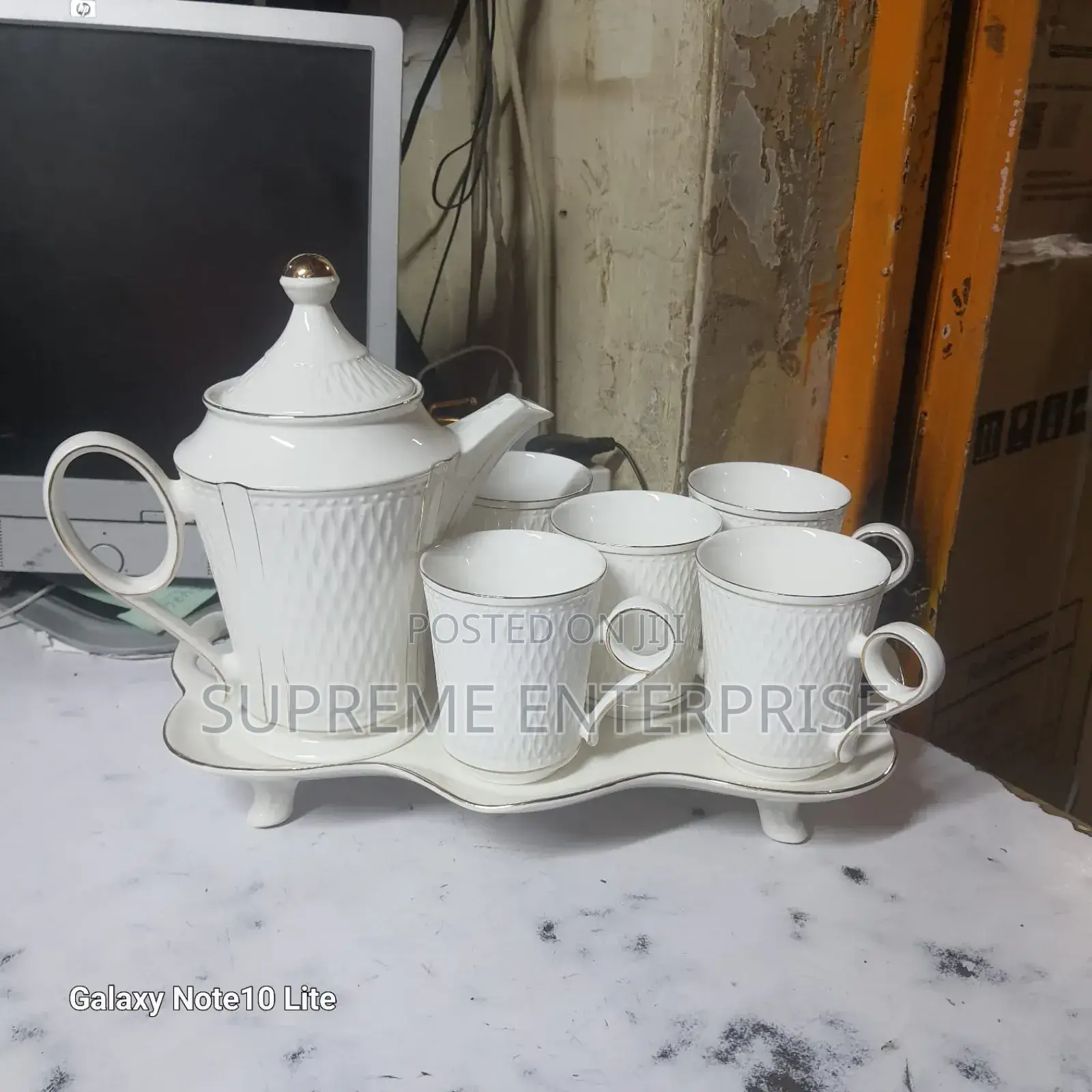 White Ceramic Tea Set