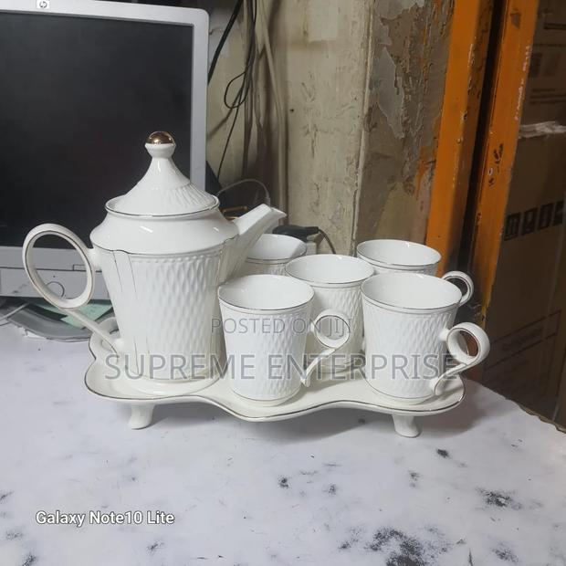 White Ceramic Tea Set