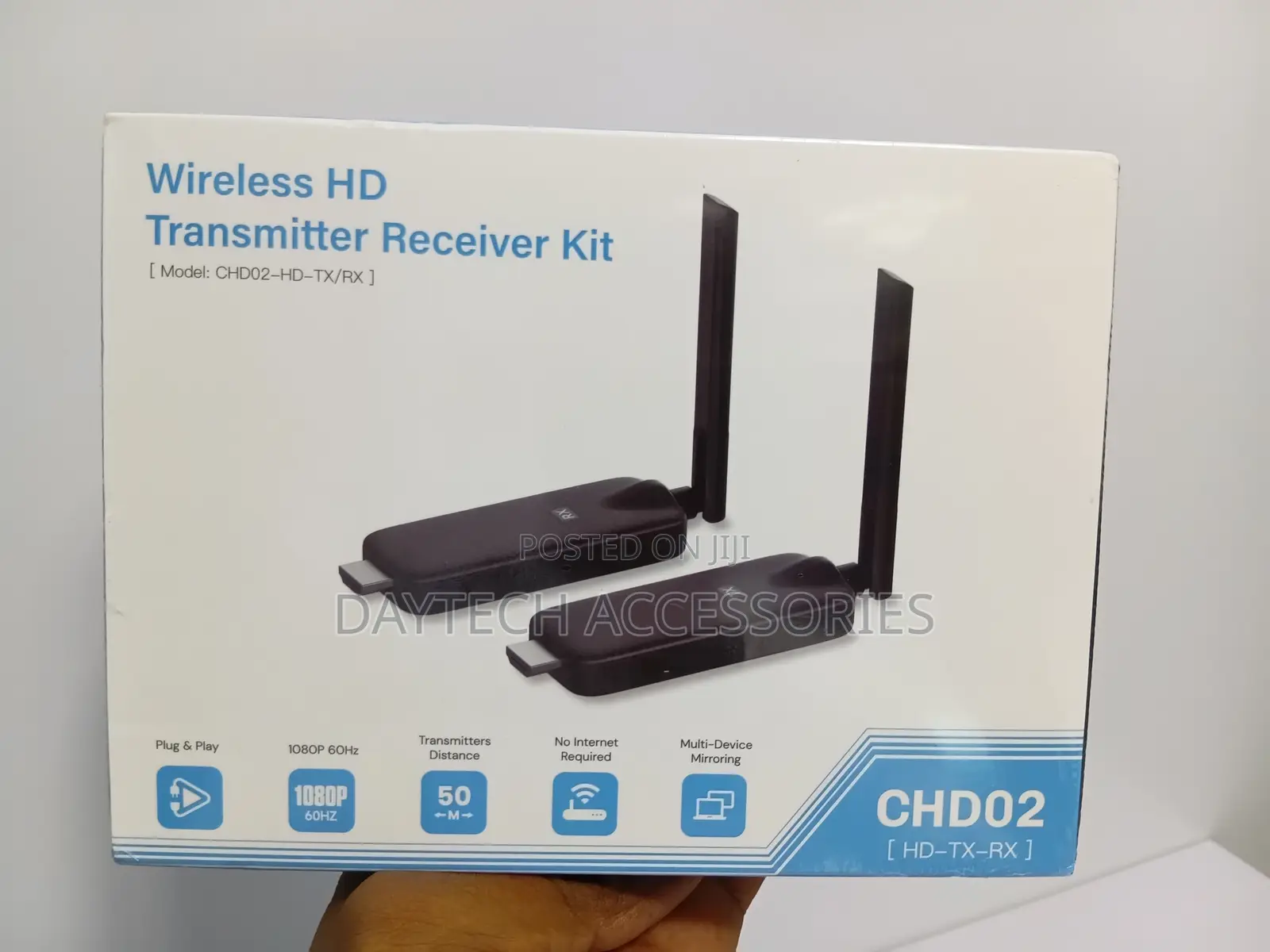 50m Wireless Hdmi Transmitter and Receiver Kit (Model: Chd02-Hd-Tx/Rx)