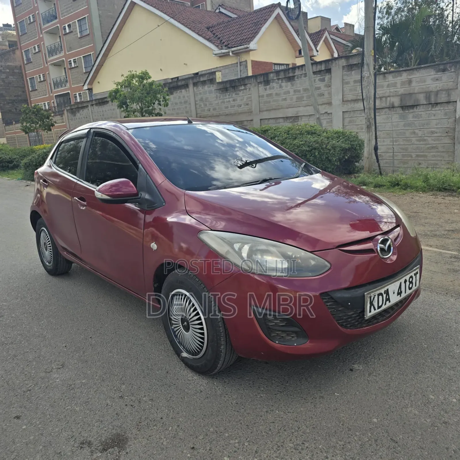 Mazda Demio 2014 Maroon