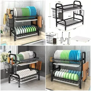 *2layer Black Dishrack