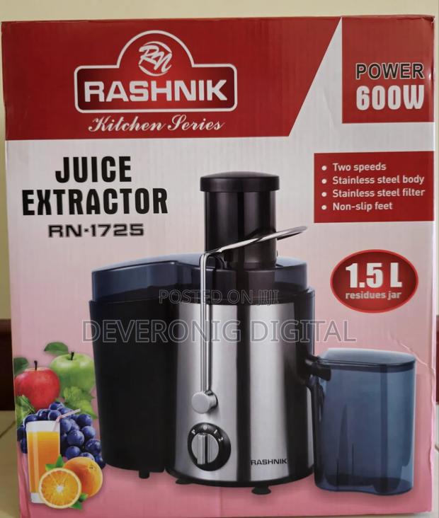 *Rashnik Juicer 600 Watts
Blender - main view