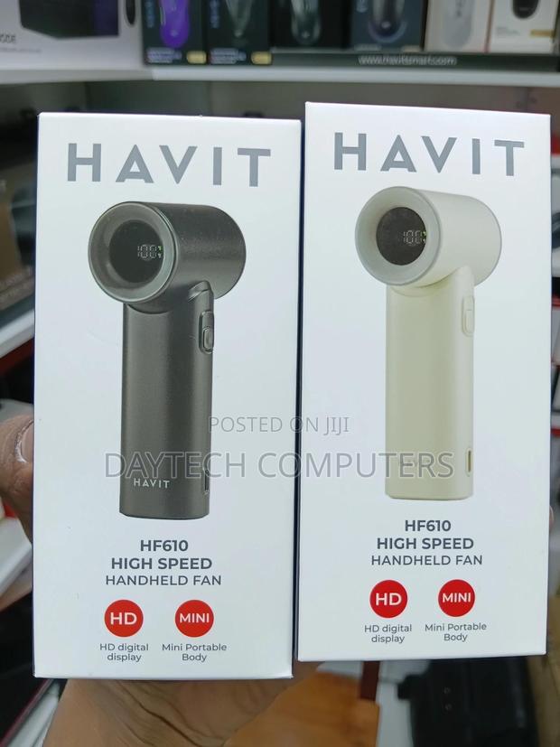 The Havit Hf610 High Speed Handheld Fan. - thumbnail 2