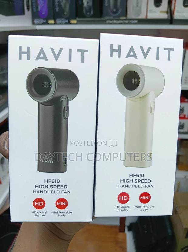 The Havit Hf610 High Speed Handheld Fan. - thumbnail 3