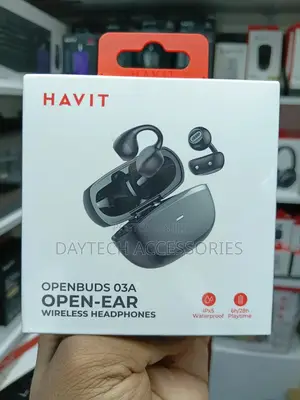 These Are the Havit Openbuds 03a Open-Ear Wireless Headphones.