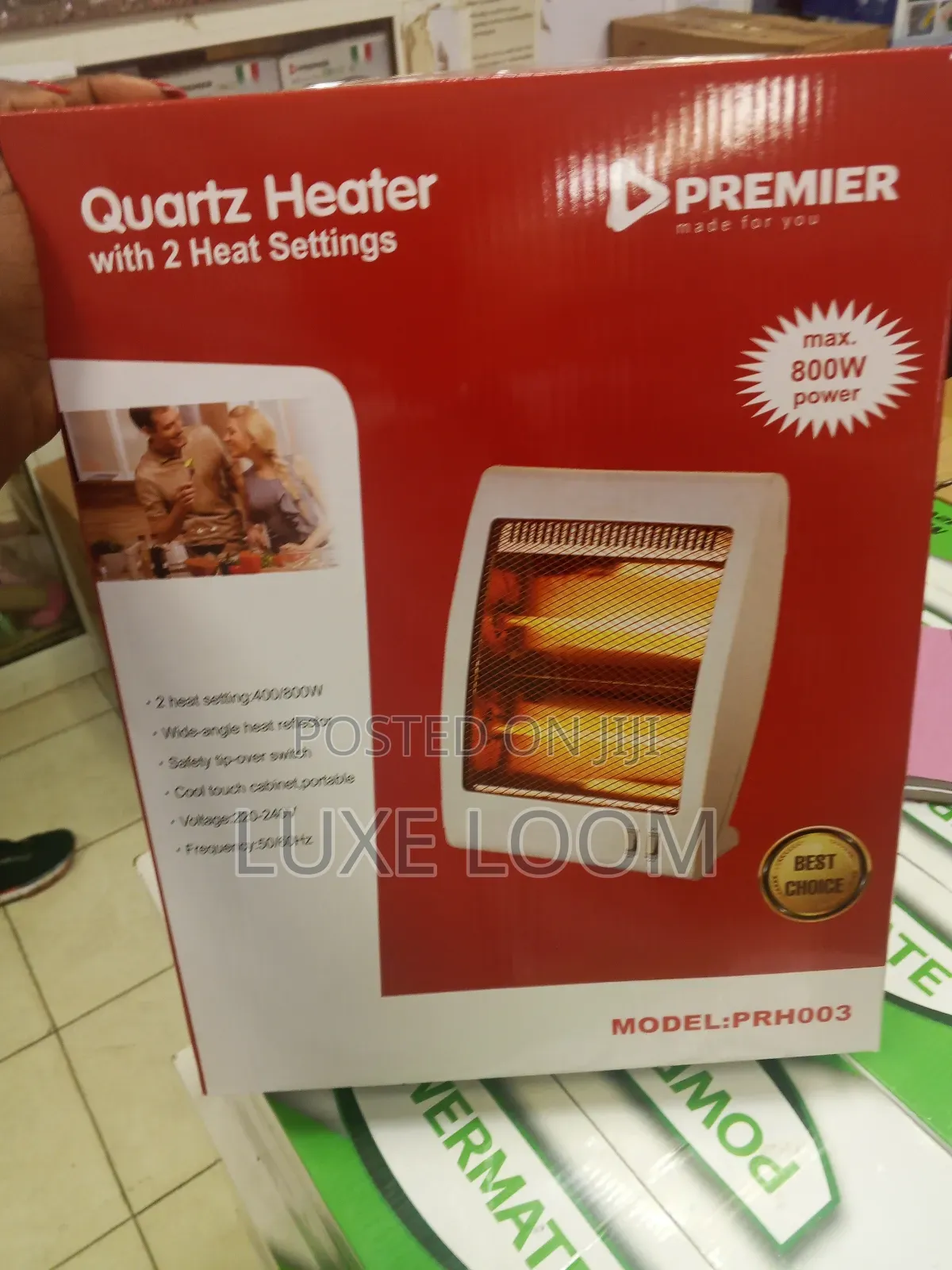 Premier Room Heater 800watts