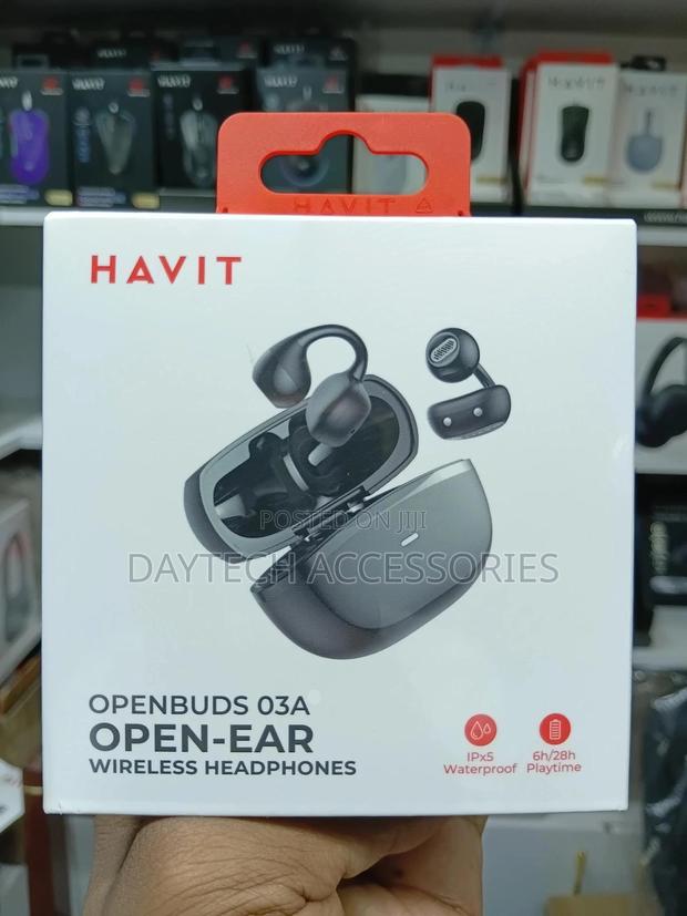 The Havit Openbuds 03a (Tw916 Lite) Open-Ear Clip-on Wireless Earbuds - thumbnail 2