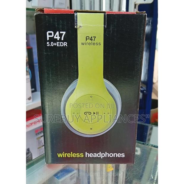P47 Wireless Bluetooth Headphones With Deep Bass