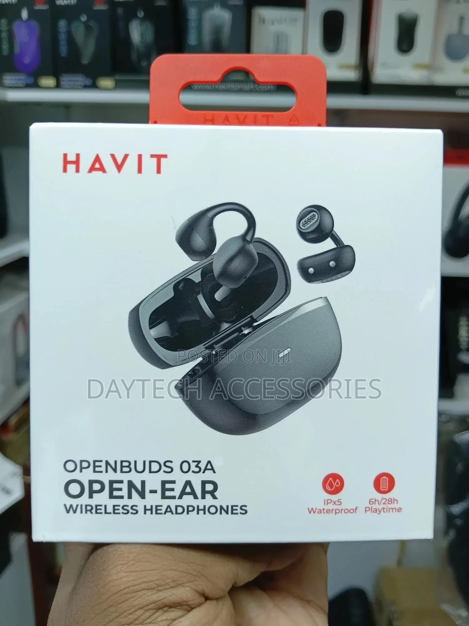 The Havit Openbuds 03a (Tw916 Lite) Open-Ear Clip-on Wireless Earbuds