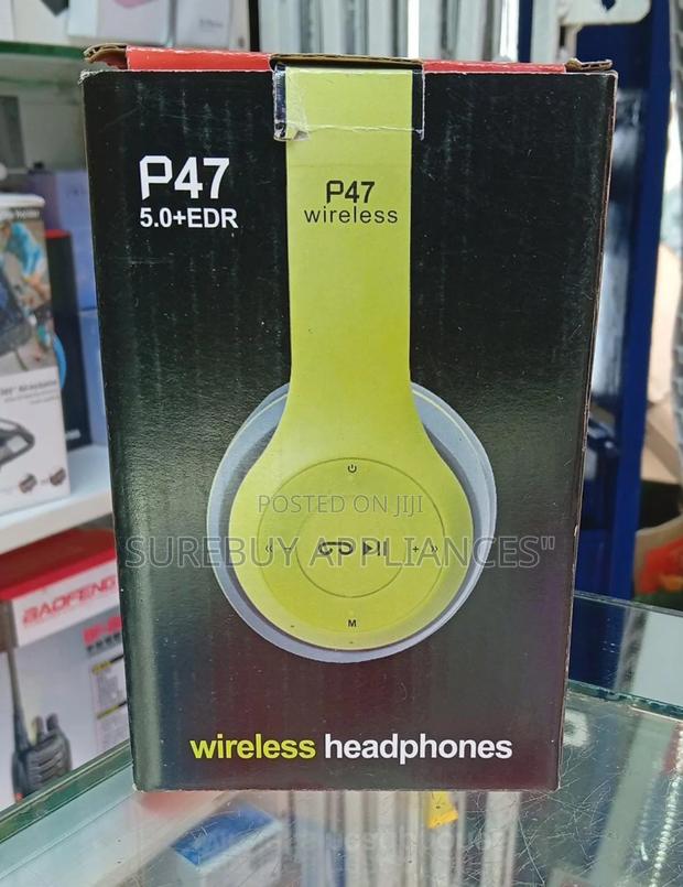 P47 Foldable Stereo Bluetooth Headset With Fm Sd Card