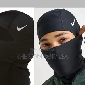Quality Spandex Unisex Nike Black Balaclava Masks Available
