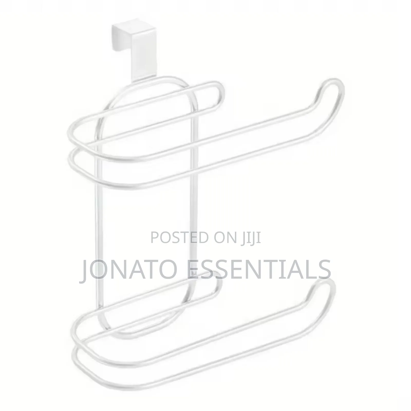 Over-the-Tank Toilet Paper Holder Towel Rack - No Drilling