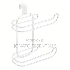 Over-the-Tank Toilet Paper Holder Towel Rack - No Drilling